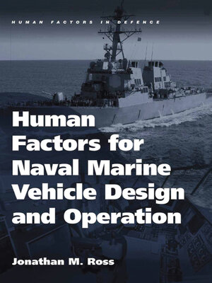 cover image of Human Factors for Naval Marine Vehicle Design and Operation